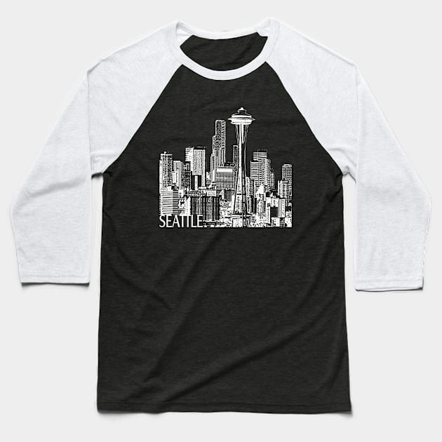 Seattle Baseball T-Shirt by TravelTs